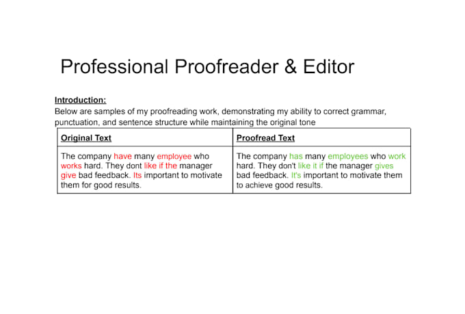 proofread and edit your personal statement, essay, or thesis